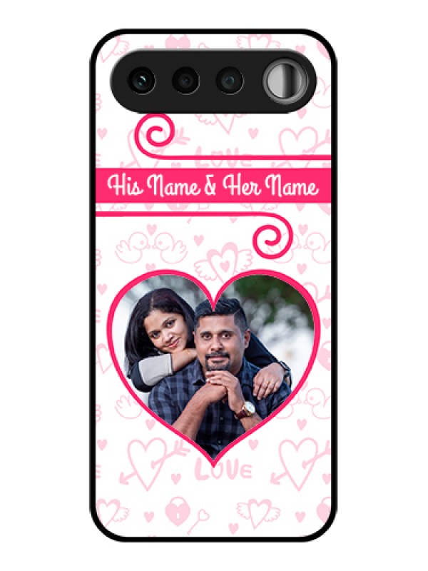 Custom Realme 16 5G Custom Glass Phone Case - Heart Shape Love Design