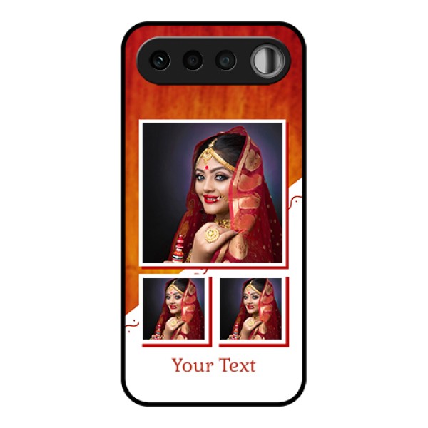 Realme 16 5G Custom Glass Phone Case - Wedding Memories Design