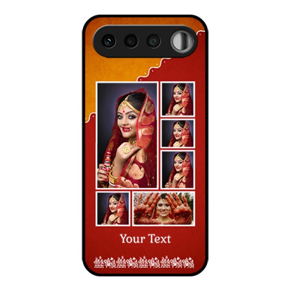 Realme 16 5G Custom Glass Phone Case - Wedding Pic Upload Design Realme 16 5G Custom Glass Phone Case - Wedding Pic Upload Design