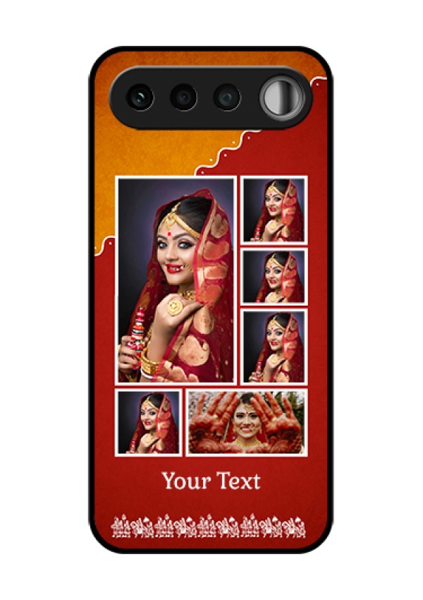 Realme 16 5G Custom Glass Phone Case - Wedding Pic Upload Design