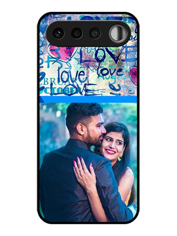 Custom Realme 16 5G Custom Glass Phone Case - Colorful Love Design
