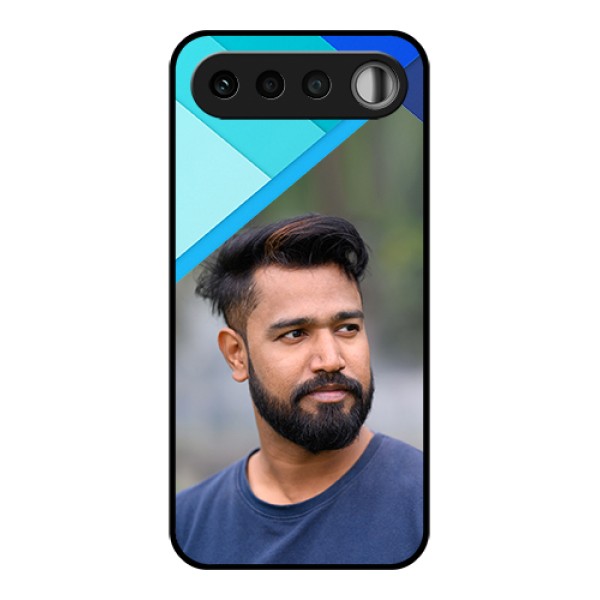 Realme 16 5G Custom Glass Phone Case - Blue Pattern Design