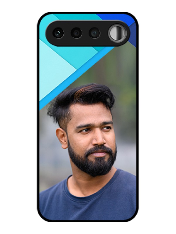 Custom Realme 16 5G Custom Glass Phone Case - Blue Pattern Design