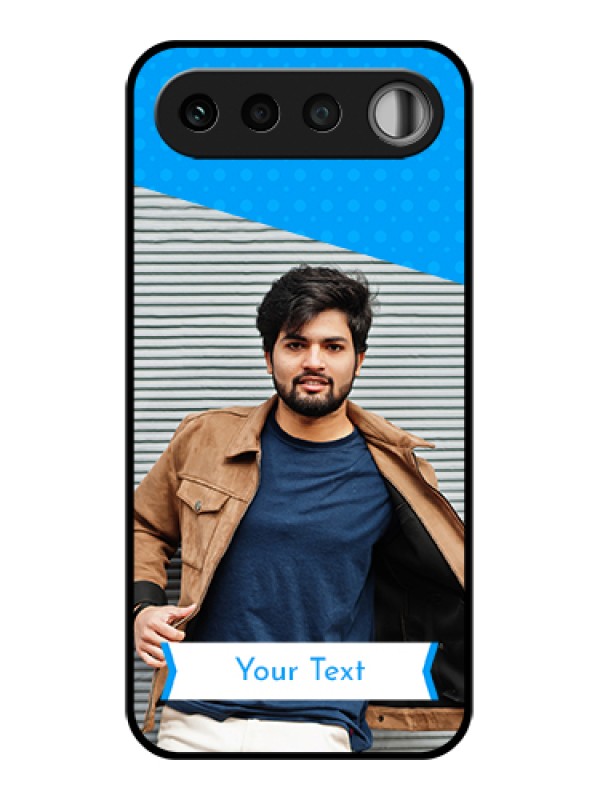 Custom Realme 16 5G Custom Glass Phone Case - Simple Blue Color Design