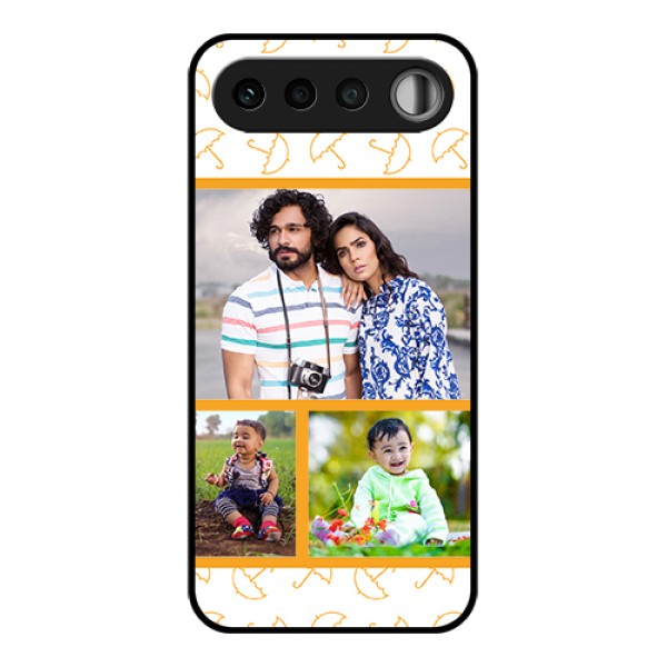 Realme 16 5G Custom Glass Phone Case - Yellow Pattern Design