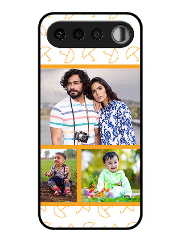 Custom Realme 16 5G Custom Glass Phone Case - Yellow Pattern Design