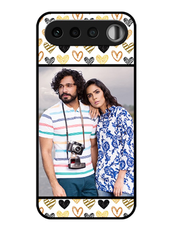 Custom Realme 16 5G Custom Glass Phone Case - Love Symbol Design