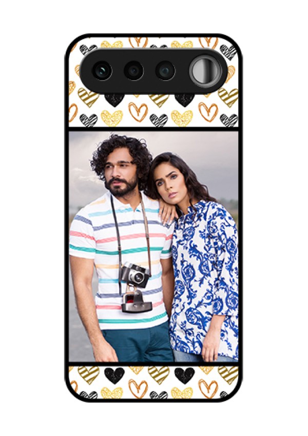 Realme 16 5G Custom Glass Phone Case - Love Symbol Design