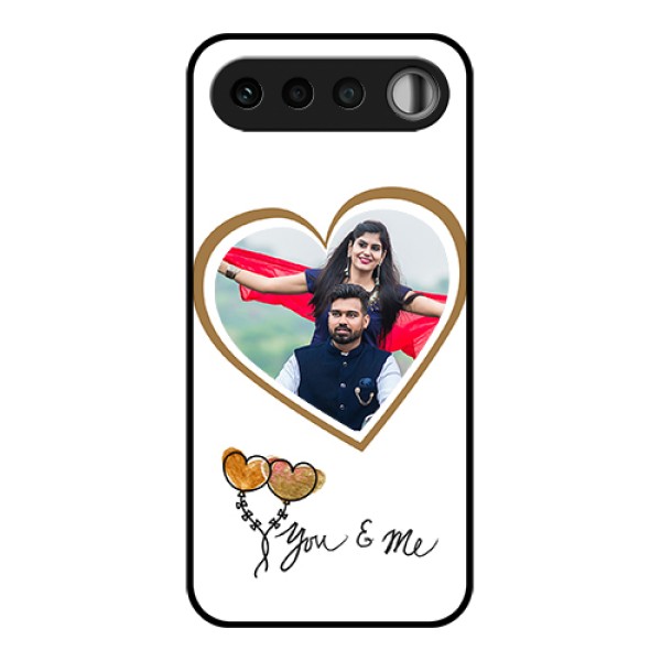 Realme 16 5G Custom Glass Phone Case - You & Me Design