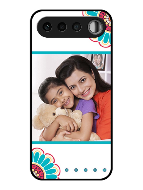 Custom Realme 16 5G Custom Glass Phone Case - Flower Design
