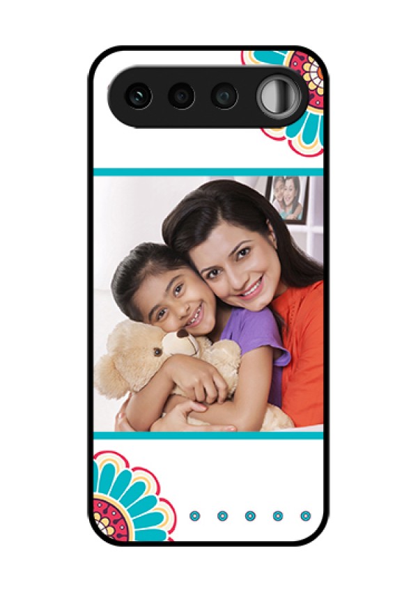 Realme 16 5G Custom Glass Phone Case - Flower Design