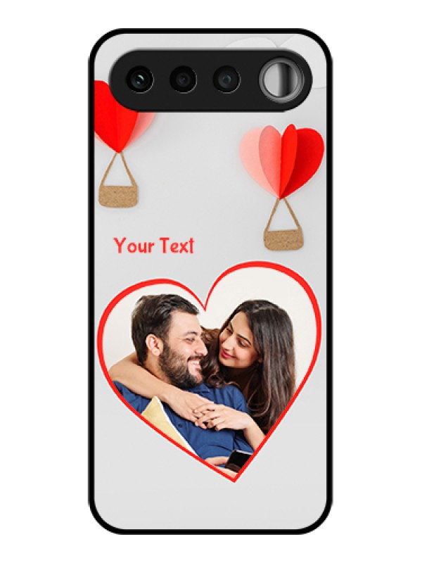Custom Realme 16 5G Custom Glass Phone Case - Parachute Love Design