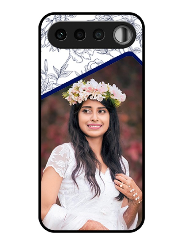 Custom Realme 16 5G Custom Glass Phone Case - Classy Floral Design