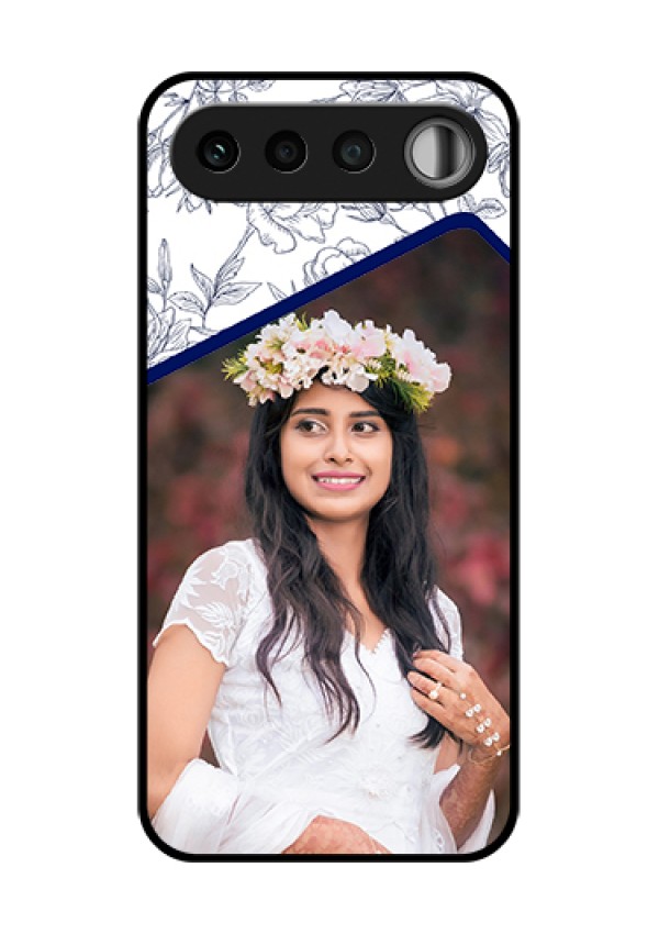 Realme 16 5G Custom Glass Phone Case - Classy Floral Design