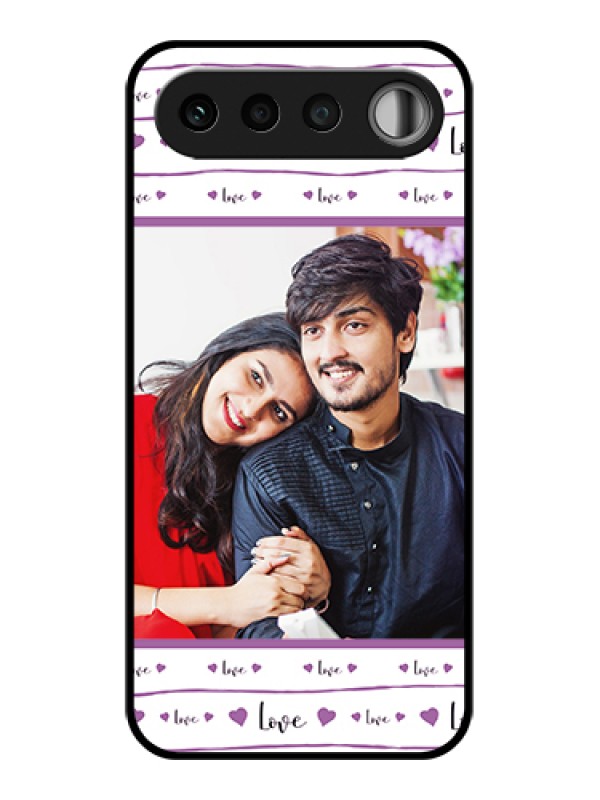 Custom Realme 16 5G Custom Glass Phone Case - Couples Heart Design