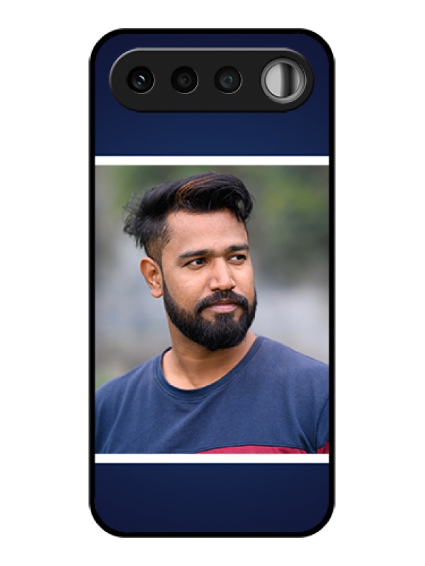 Custom Realme 16 5G Custom Glass Phone Case - Simple Royal Blue Design