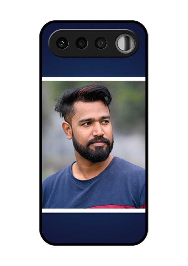 Realme 16 5G Custom Glass Phone Case - Simple Royal Blue Design