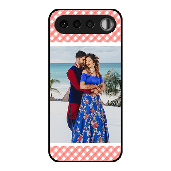 Realme 16 5G Custom Glass Phone Case - Pink Pattern Design