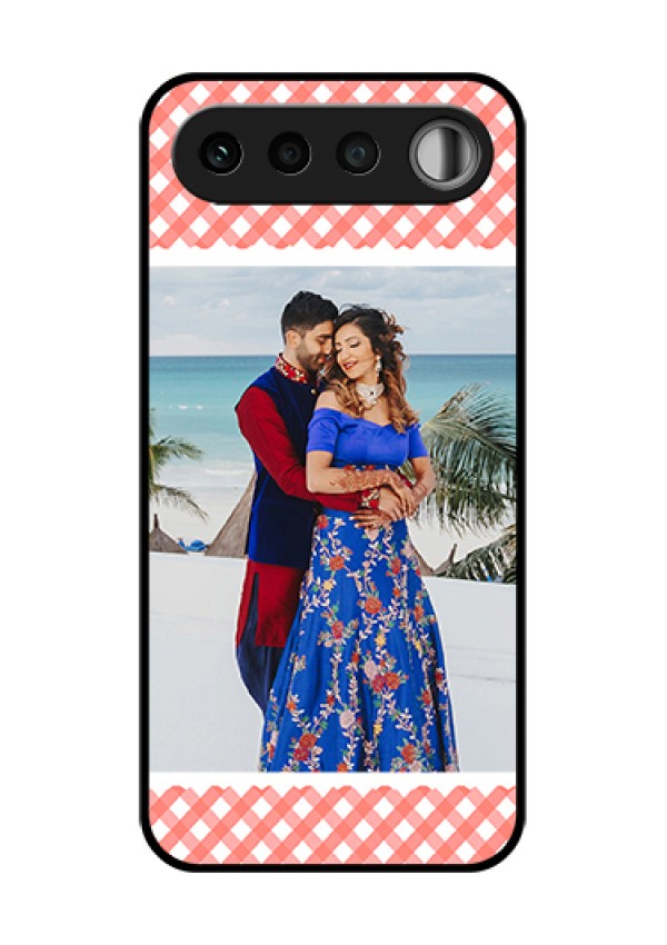 Realme 16 5G Custom Glass Phone Case - Pink Pattern Design
