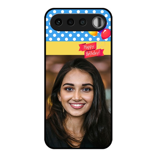 Realme 16 5G Custom Glass Phone Case - Happy Birthday Design
