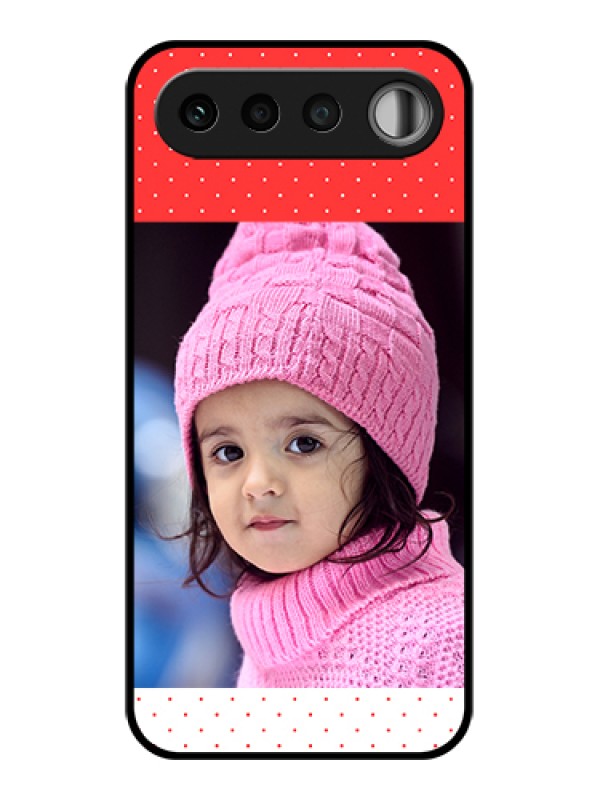 Custom Realme 16 5G Custom Glass Phone Case - Red Pattern Design