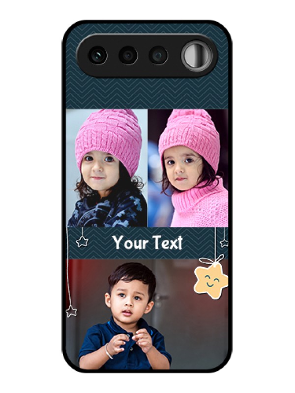 Custom Realme 16 5G Custom Glass Phone Case - Hanging Stars Design