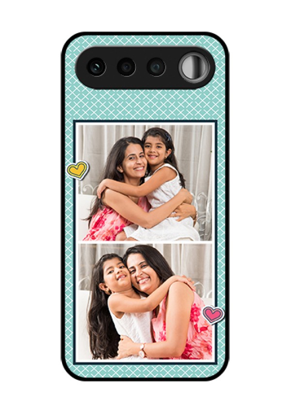 Realme 16 5G Custom Glass Phone Case - 2 Image Holder With Pattern Design