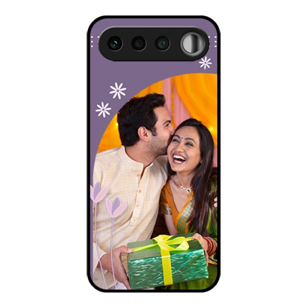 Realme 16 5G Custom Glass Phone Case - Lavender Flowers Design Realme 16 5G Custom Glass Phone Case - Lavender Flowers Design