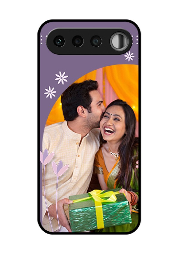 Realme 16 5G Custom Glass Phone Case - Lavender Flowers Design
