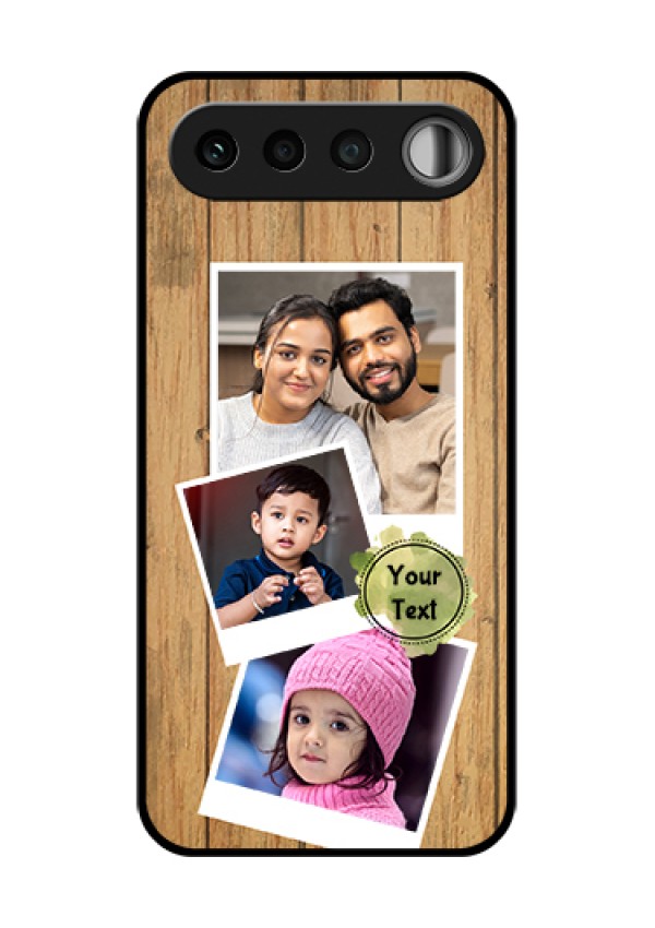 Realme 16 5G Custom Glass Phone Case - Wooden Texture Design