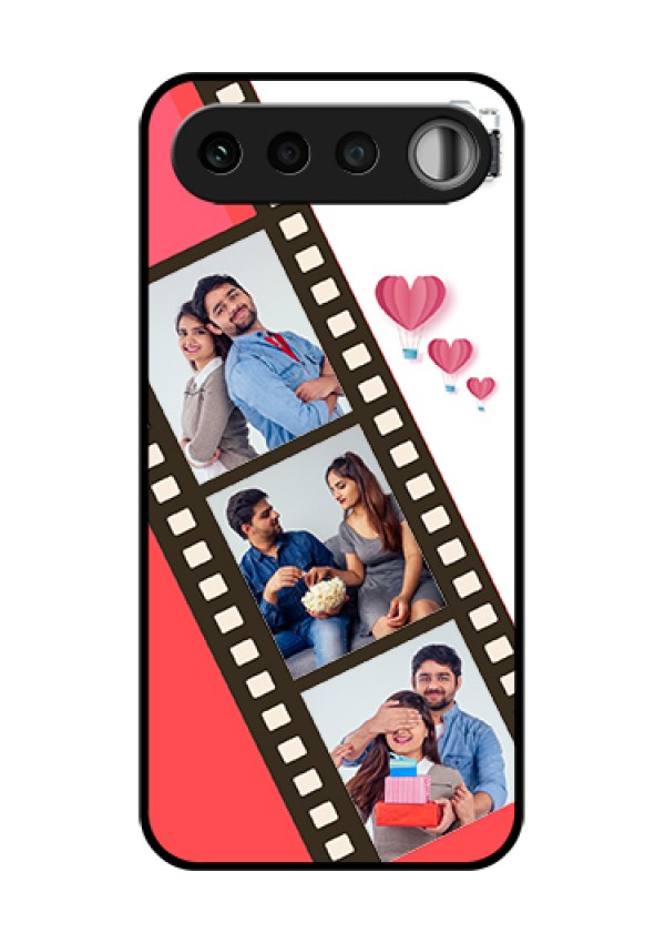 Realme 16 5G Custom Glass Phone Case - 3 Image Holder With Film Reel