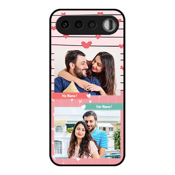 Realme 16 5G Custom Glass Phone Case - Photo With Heart Design