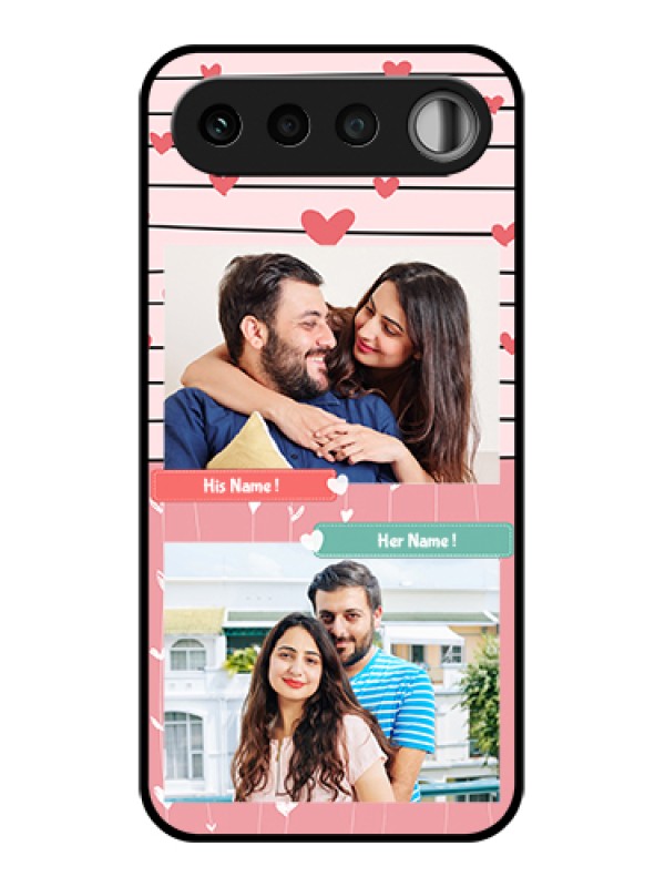 Custom Realme 16 5G Custom Glass Phone Case - Photo With Heart Design