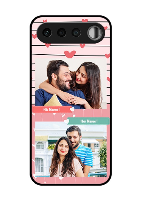 Realme 16 5G Custom Glass Phone Case - Photo With Heart Design
