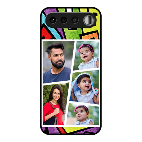 Realme 16 5G Custom Glass Phone Case - Graffiti Pattern Design