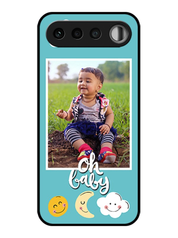 Custom Realme 16 5G Custom Glass Phone Case - Smiley Kids Stars Design