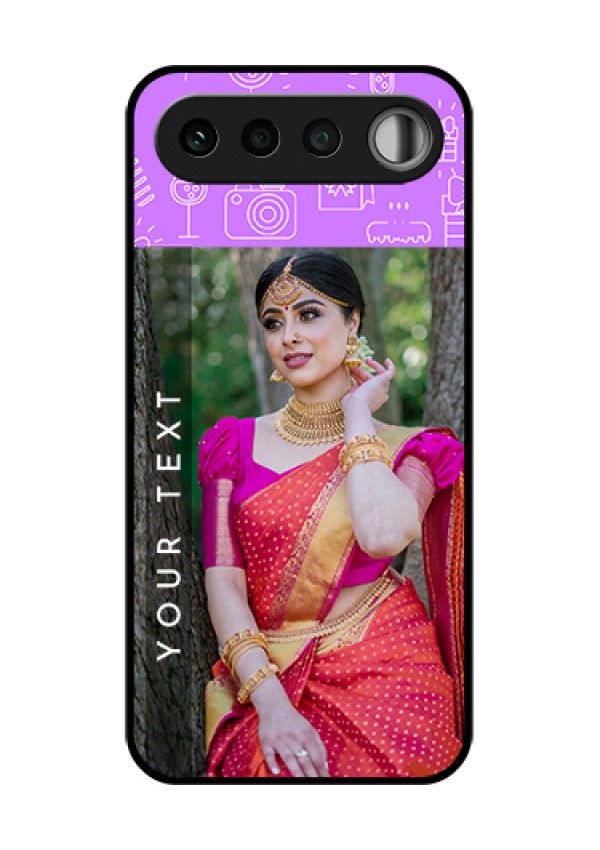 Realme 16 5G Custom Glass Phone Case - Birthday Icons Design