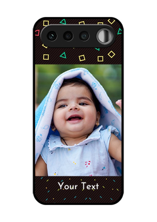 Realme 16 5G Custom Glass Phone Case - With Confetti Birthday Design