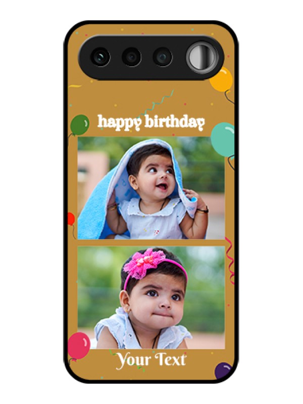Custom Realme 16 5G Custom Glass Phone Case - Image Holder With Birthday Celebrations Design