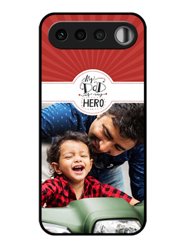 Custom Realme 16 5G Custom Glass Phone Case - My Dad Hero Design