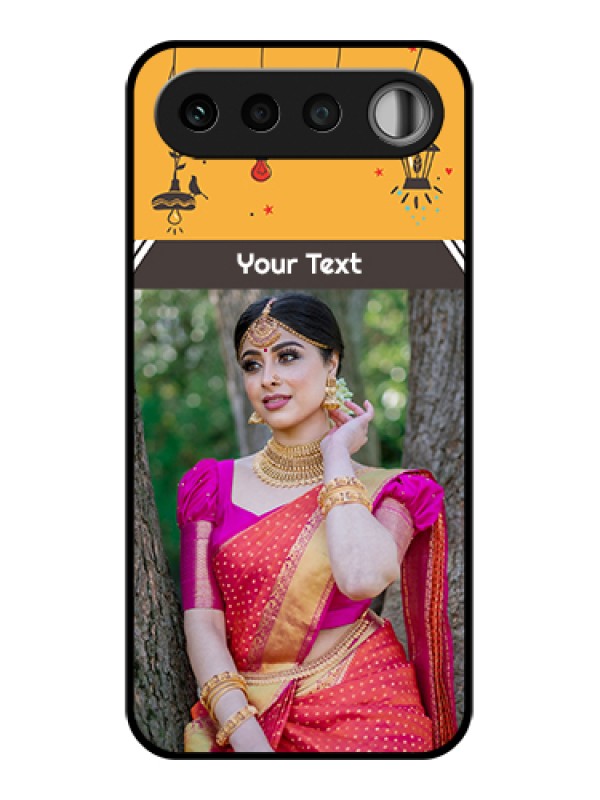 Custom Realme 16 5G Custom Glass Phone Case - With Family Picture And Icons