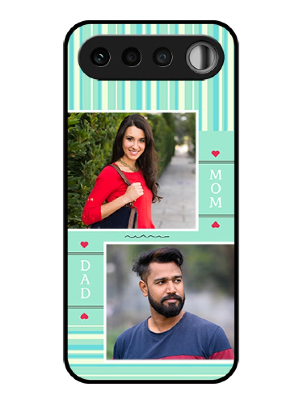 Custom Realme 16 5G Custom Glass Phone Case - Mom & Dad Pic Design