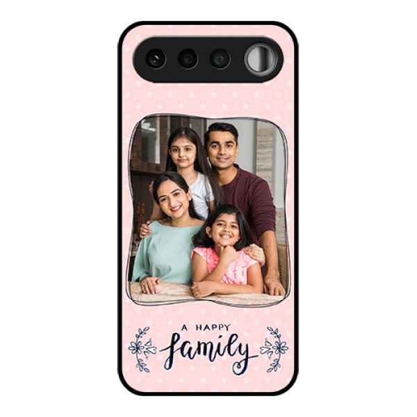 Realme 16 5G Custom Glass Phone Case - Family With Dots Design