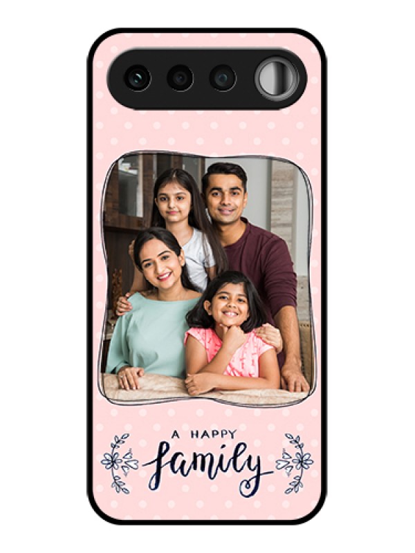 Custom Realme 16 5G Custom Glass Phone Case - Family With Dots Design