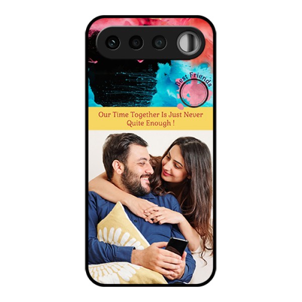 Realme 16 5G Custom Glass Phone Case - Quote With Acrylic Painting Design
