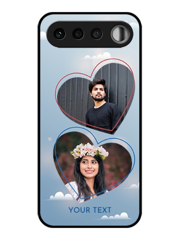Custom Realme 16 5G Custom Glass Phone Case - Blue Color Couple Design