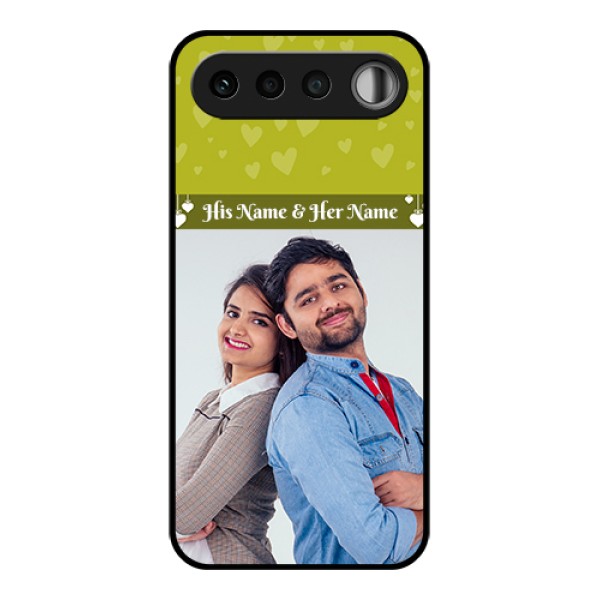 Realme 16 5G Custom Glass Phone Case - You & Me Heart Design