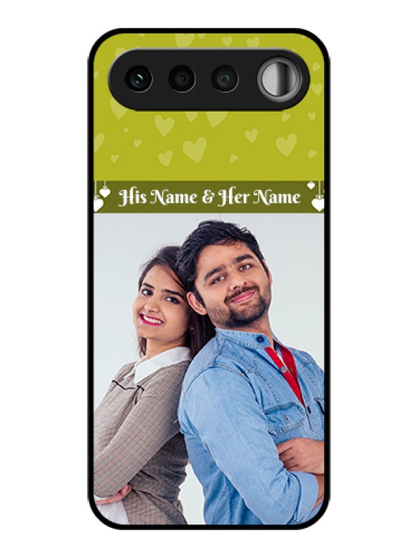 Custom Realme 16 5G Custom Glass Phone Case - You & Me Heart Design