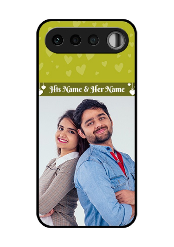 Realme 16 5G Custom Glass Phone Case - You & Me Heart Design