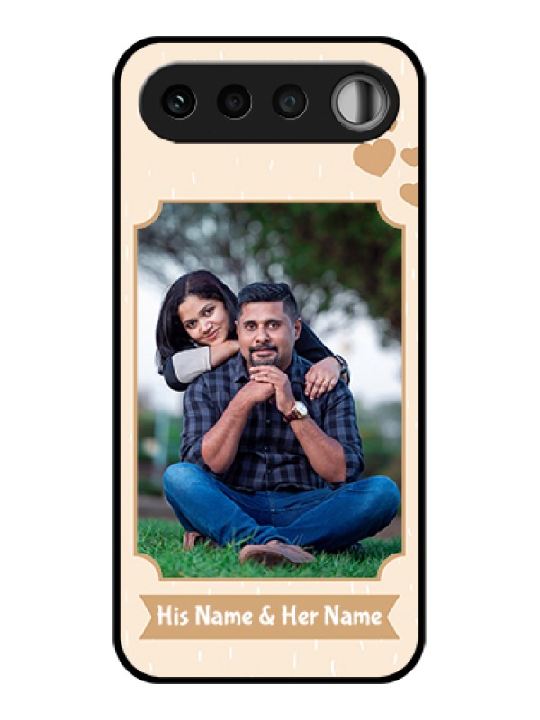 Custom Realme 16 5G Custom Glass Phone Case - With Confetti Love Design
